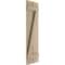 Ekena Millwork Rustic Two Board Spaced Board-n-Batten Rough Cedar Faux Wood Shutters w/Z-Board, 11 1/2W x 60H, PR SHUBSZ11X60RCPR - alternate 13